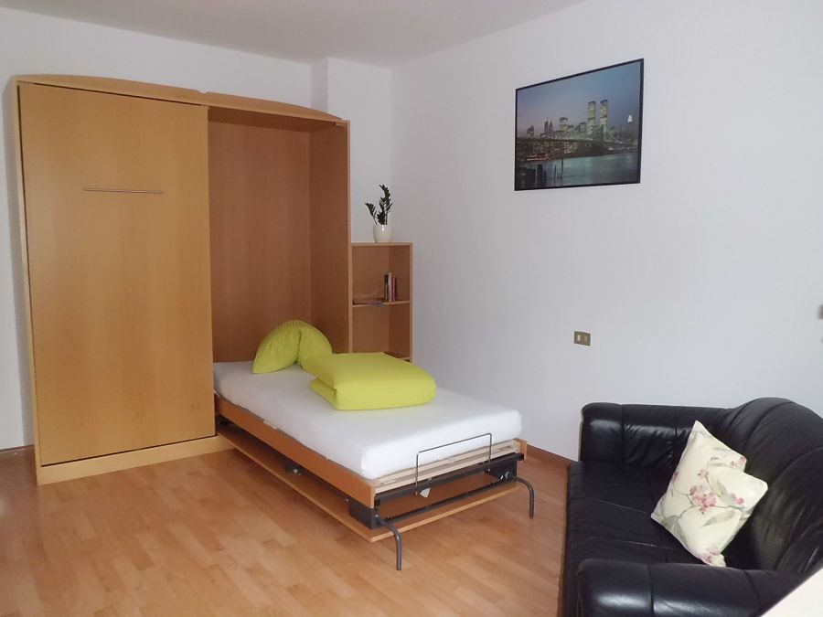 Wohnzimmer mit Schlafgelegenheit